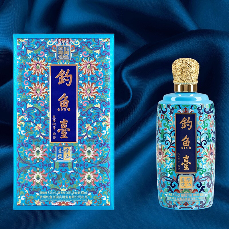 品牌 钓鱼台 分类 白酒 厂家 钓鱼台国宾酒厂 规格 500ml 净重 500克