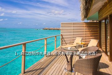 1、自己想制作水果酒，冬天有哪些水果适合泡酒？