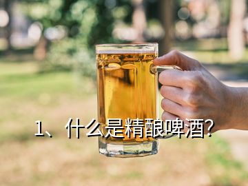 1、什么是精酿啤酒？