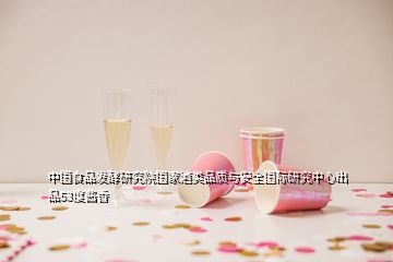 中国食品发酵研究院国家酒类品质与安全国际研究中心出品53度酱香