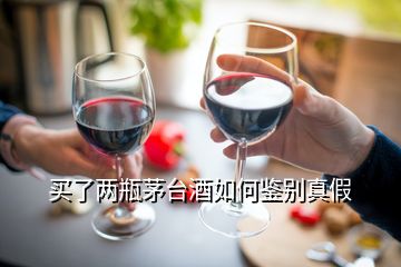 买了两瓶茅台酒如何鉴别真假