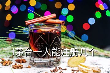 I茅台一人能注册几个