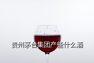 贵州茅台集团产些什么酒