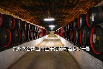 贵州茅台集团白金干红葡萄酒多少一瓶