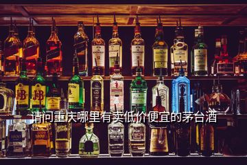 请问重庆哪里有卖低价便宜的茅台酒