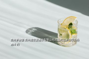 贵州茅台镇 贵州酱宗源酒业有限公司出品的注册商标为杨酒师 的