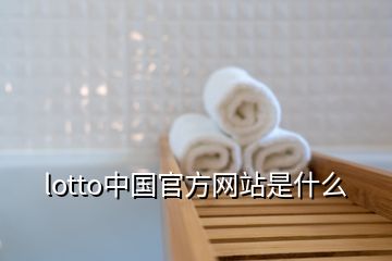 lotto中国官方网站是什么