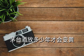 茅台酒放多少年才会变黄