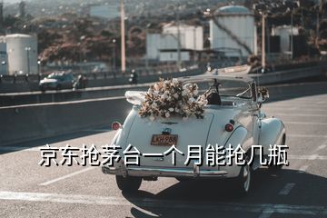 京东抢茅台一个月能抢几瓶