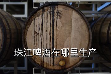 珠江啤酒在哪里生产