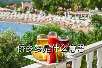 侨乡梦是什么意思