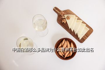 中国白酒那么多品牌为什么贵州茅台如此出名