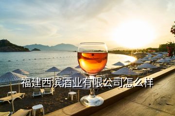 福建西滨酒业有限公司怎么样
