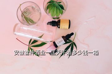 安徽管仲酒业一匡天下酒多少钱一箱