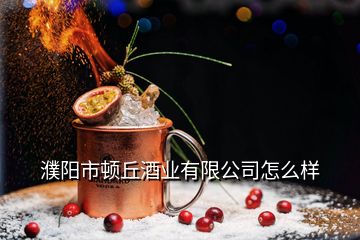 濮阳市顿丘酒业有限公司怎么样