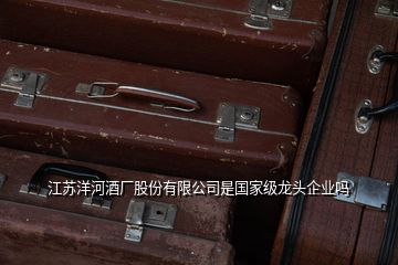 江苏洋河酒厂股份有限公司是国家级龙头企业吗