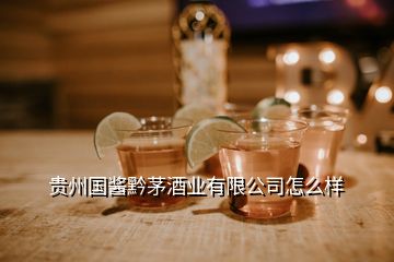 贵州国酱黔茅酒业有限公司怎么样