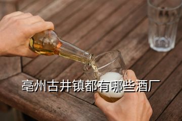 亳州古井镇都有哪些酒厂