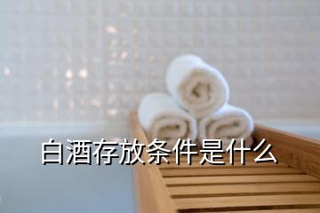 白酒存放条件是什么