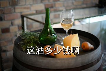 这酒多少钱啊