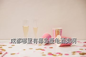 成都哪里有椰岛鹿龟酒卖啊