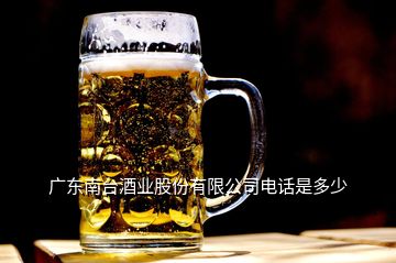 广东南台酒业股份有限公司电话是多少