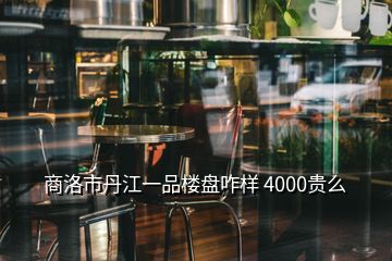 商洛市丹江一品楼盘咋样 4000贵么