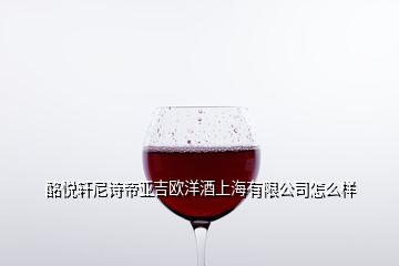 酩悦轩尼诗帝亚吉欧洋酒上海有限公司怎么样