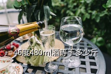 46度480ml酒等于多少斤
