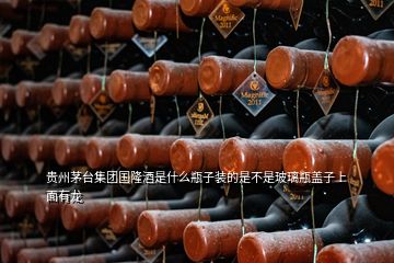 贵州茅台集团国隆酒是什么瓶子装的是不是玻璃瓶盖子上面有龙