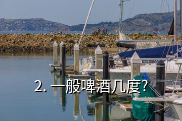 2. 一般啤酒几度?