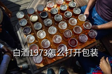 白酒1973怎么打开包装