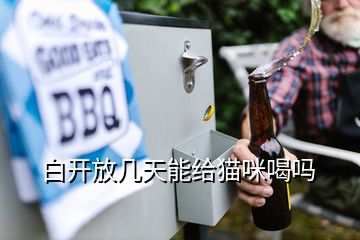 白开放几天能给猫咪喝吗
