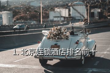 1. 北京连锁酒店排名前十