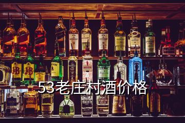 53老庄村酒价格