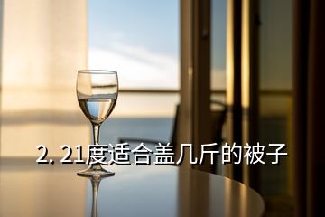2. 21度适合盖几斤的被子