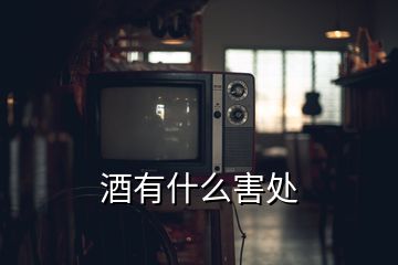 酒有什么害处