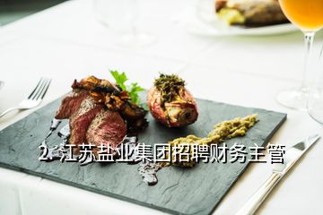 2. 江苏盐业集团招聘财务主管