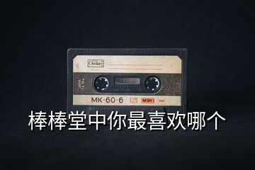 棒棒堂中你最喜欢哪个
