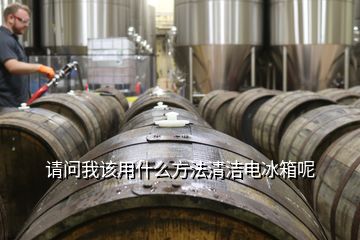 请问我该用什么方法清洁电冰箱呢
