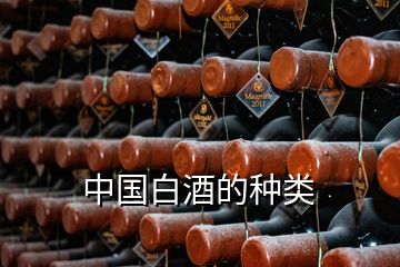 中国白酒的种类