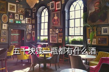 五十块钱一瓶都有什么酒