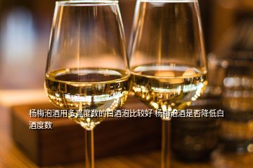 杨梅泡酒用多高度数的白酒泡比较好 杨梅泡酒是否降低白酒度数