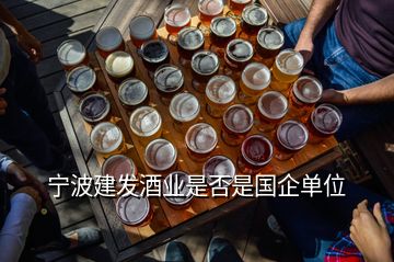 宁波建发酒业是否是国企单位