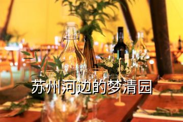 苏州河边的梦清园