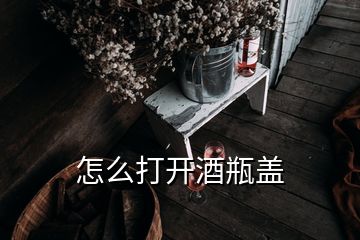 怎么打开酒瓶盖