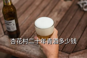 杏花村二十年青酒多少钱