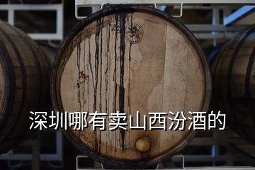 深圳哪有卖山西汾酒的
