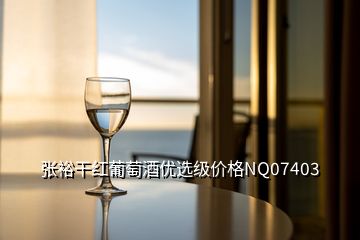 张裕干红葡萄酒优选级价格NQ07403