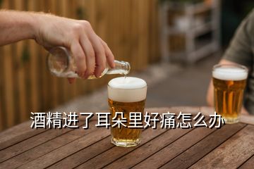 酒精进了耳朵里好痛怎么办